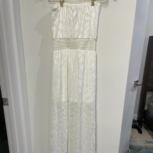Love...ady White Maxi Dress